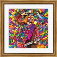 Framed Hippie Musician 3