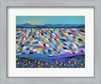 Framed Rainbow Landscape