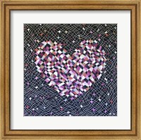 Framed Pink Heart