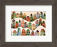 Framed Happy Village