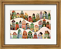 Framed Happy Village