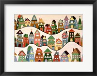 Framed Happy Village