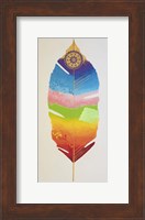 Framed Feather Chakra
