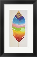 Framed Feather Chakra