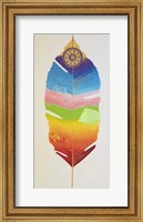 Framed Feather Chakra