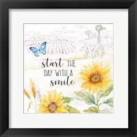 Good Morning Sunshine IX-Smile Framed Print