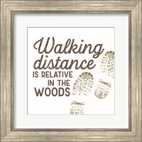 Framed Lost in Woods VI-Walking Distance