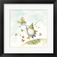 Framed Everyday Gnomes III-Butterfly