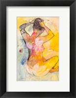 Framed Floral Figures I