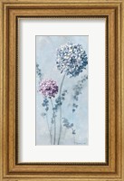Framed Airy Blooms I Purple