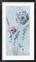 Framed Airy Blooms I Purple