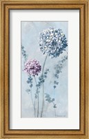 Framed Airy Blooms I Purple