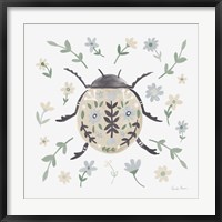 Framed Folk Beetle I Neutral