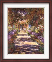 Framed Jardin a Giverny