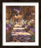 Framed Jardin a Giverny