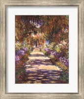 Framed Jardin a Giverny