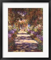 Framed Jardin a Giverny