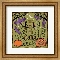 Framed 'Halloween Expressions III' border=