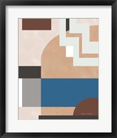 Soft Modern I Gray Framed Print