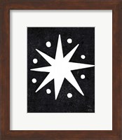 Framed 'Christmas Whimsy Star' border=