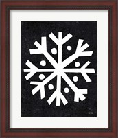 Framed Christmas Whimsy Snowflake