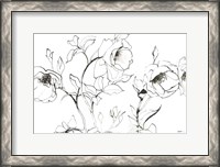 Framed Sketch of Roses
