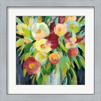 Framed Spring Flowers in a Vase II