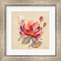 Framed Blooming Peony I