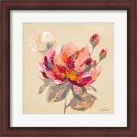Framed Blooming Peony I