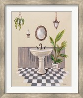 Framed Gray Cottage Bathroom II