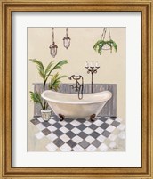 Framed Gray Cottage Bathroom I