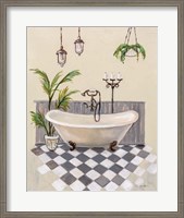 Framed Gray Cottage Bathroom I