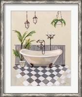 Framed Gray Cottage Bathroom I