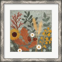 Framed 'Harvest Craze III' border=