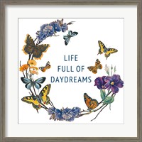 Framed 'Butterfly Garden I' border=