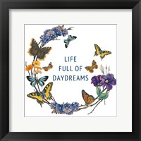 Framed Butterfly Garden I