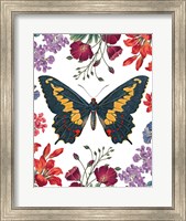 Framed Butterfly Garden III