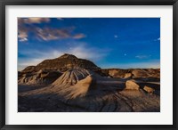 Framed Moonrise, Dinosaur Provincial Park