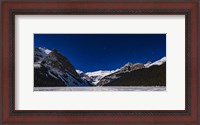 Framed Orion Setting Over Victoria Glacier