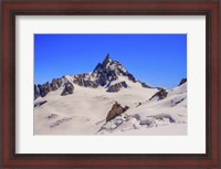 Framed Dente Del Gigante Mountain in the Mont Blanc Massif 2