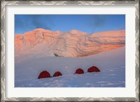 Framed Base Camp at Nevado Alpamayo & Nevado Quitaraju in Peru