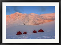 Framed Base Camp at Nevado Alpamayo & Nevado Quitaraju in Peru