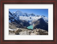 Framed Lake Arhuaycocha, Peru