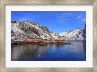 Framed Fishing Village, Norway