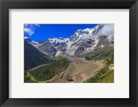 Framed Monte Rosa Glacier, Italy
