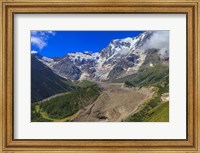 Framed Monte Rosa Glacier, Italy