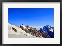 Framed Aiguille Du Plan Seen from La Vallee Blanche, France