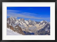 Framed Glacier Du Talefre As Seen from La Vallee Blanche, France