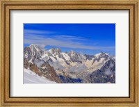 Framed Glacier Du Talefre As Seen from La Vallee Blanche, France