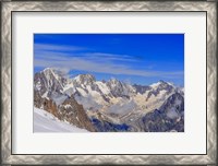 Framed Glacier Du Talefre As Seen from La Vallee Blanche, France